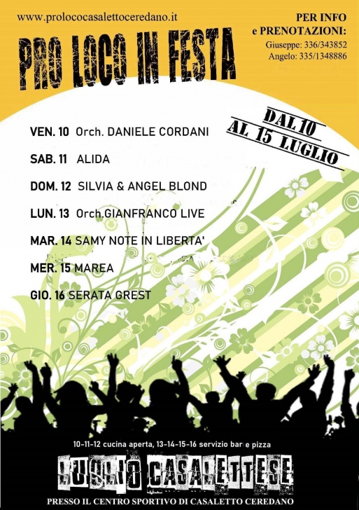 PRO LOCO IN FESTA