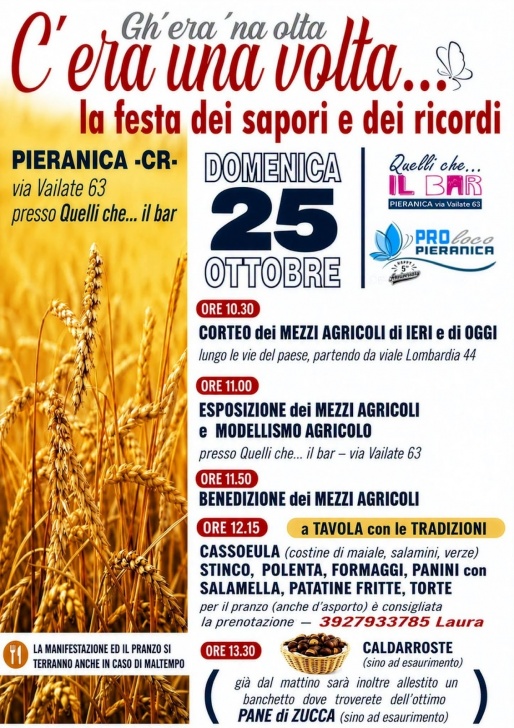 C'ERA UNA VOLTA... La Festa dei Sapori e dei Ricordi