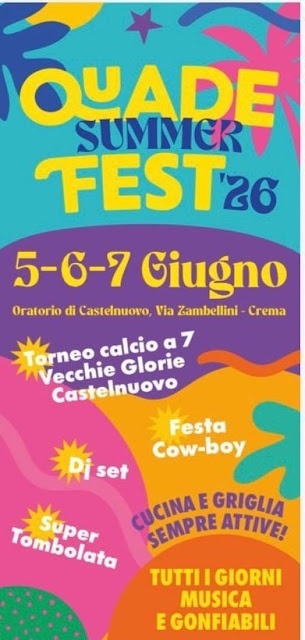 QUADE SUMMER FEST 2026