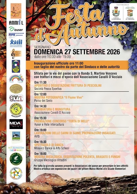 FESTA D'AUTUNNO 2026