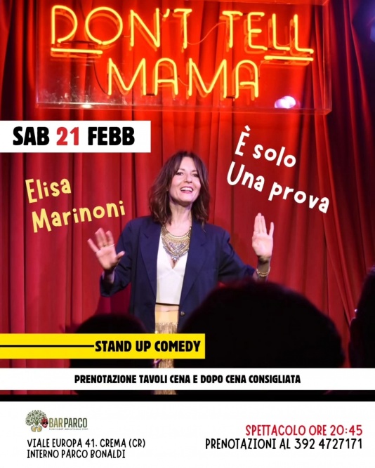 Stand-Up Comedy: DON'T TELL MAMA
