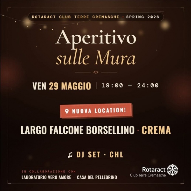 Evento benefico: APERITIVO SULLE MURA