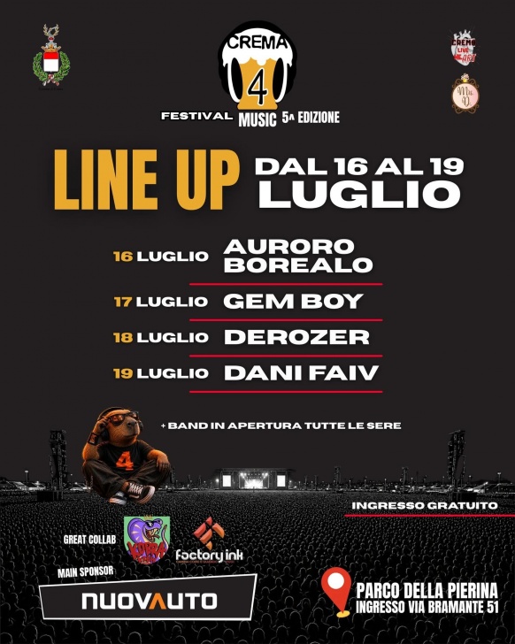 CREMA 4 MUSIC - Summer Music Festival