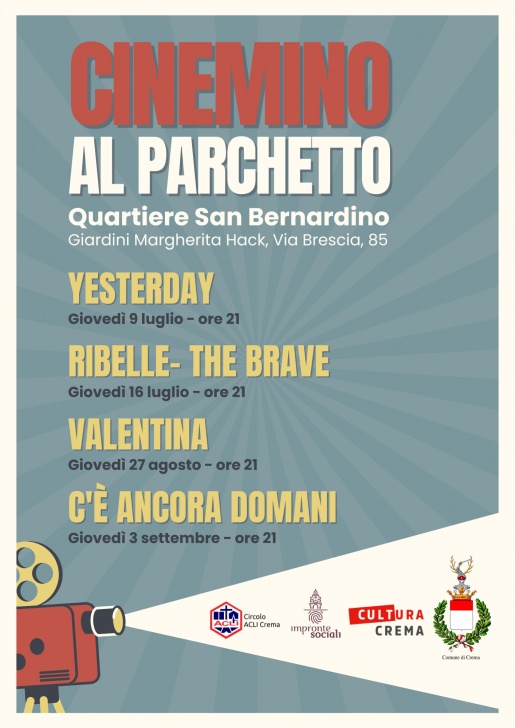 Cinemino al parchetto: C’È ANCORA DOMANI