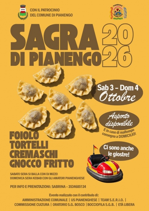 SAGRA DI PIANENGO 2026