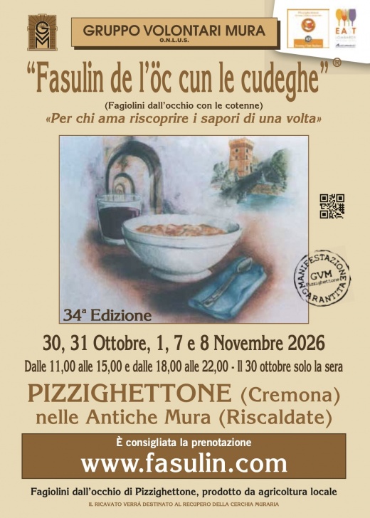 FASULIN DE L'ÒC CUN LE CUDEGHE 2026