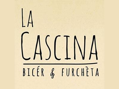 Logo La Cascina - bicér e furchèta